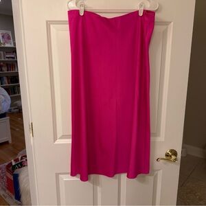 J. Crew Gwyneth Slip Skirt in hot pink